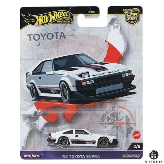 Hot Wheels Premium Single – 82 Toyota Supra – 2/5 – White