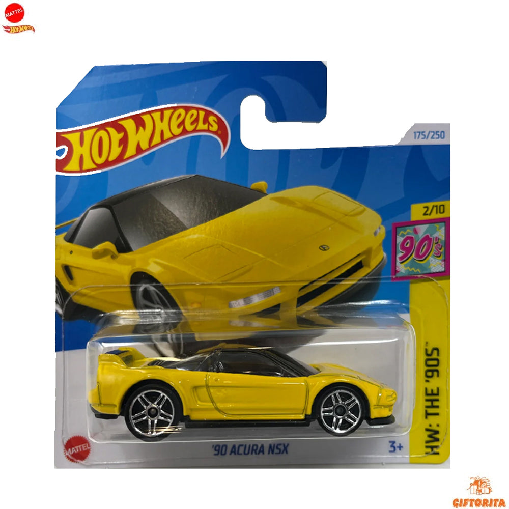 Hot Wheels Regular Short Card – 90 Acura NSX – 2/10 & 175/250