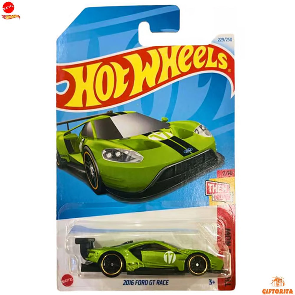 Hot Wheels Regular – 2016 Ford GT Race – 7/10 & 229/250 – Green