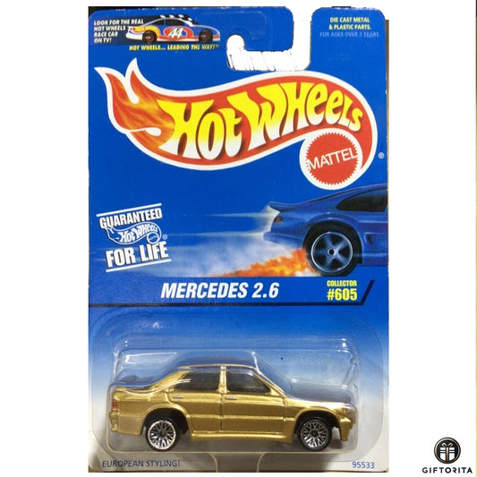 Hot Wheels Regular Mercedes –  Mercedes 2.6 - Golden