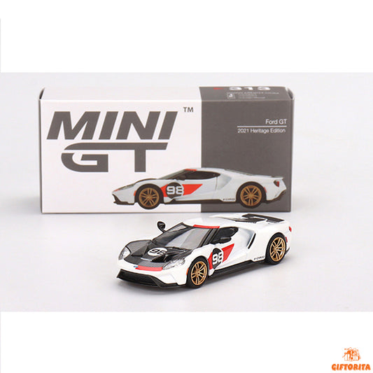 MINI GT 1:64 Die Cast # 313 – Ford GT – 2021 Heritage Edition