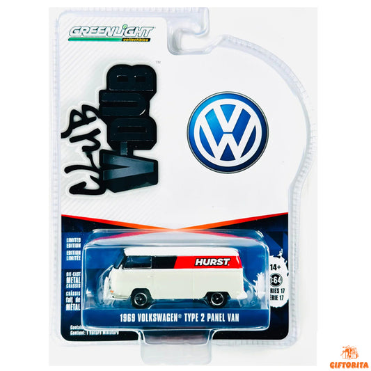 Greenlight Die Cast 1:64 (P00981) – 1969 Volkswagen Type 2 Panel Van