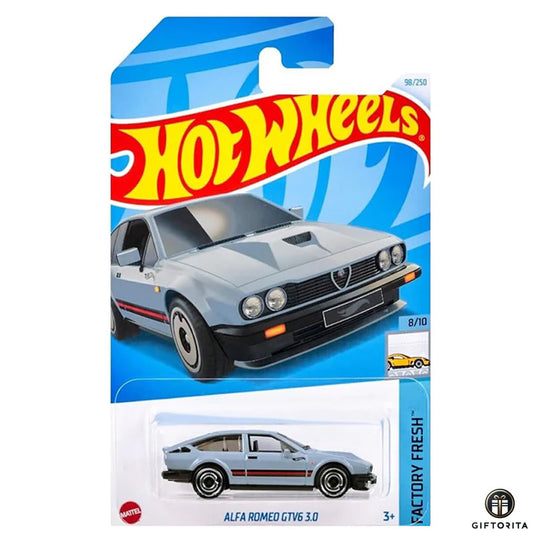 Hot Wheels Regular Alfa Romeo – Alfa Romeo GTV6 3.0 – 8/10 & 98/250 – Gray