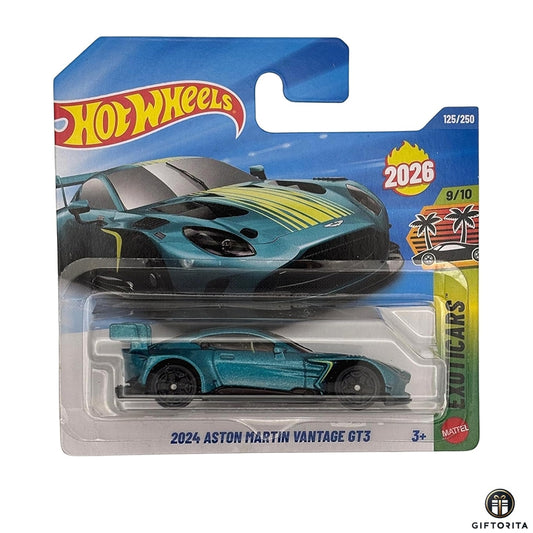 Hot Wheels Regular Short Card –2024 ASTON MARTIN VANTAGE GT3 9/10&125/250