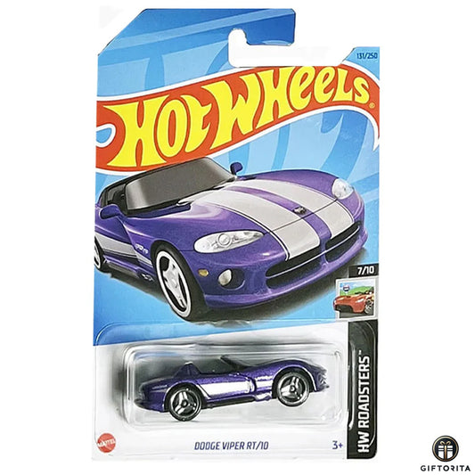 Hot Wheels Regular Dodge 1   – Dodge Viper RT/10 – 7/10 & 131/250 – Purple