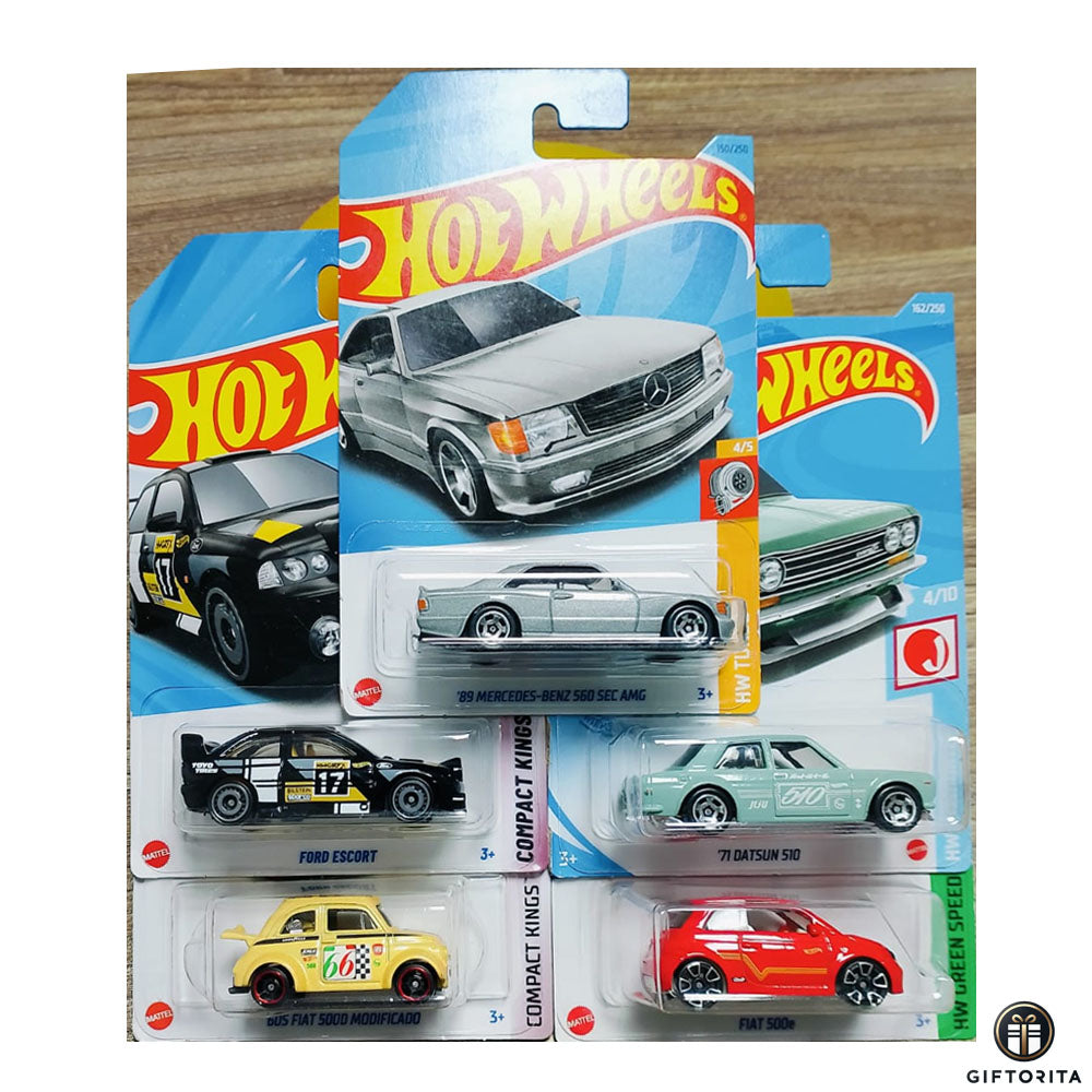 Hot Wheels Regular Set OF 5 Cars # 5