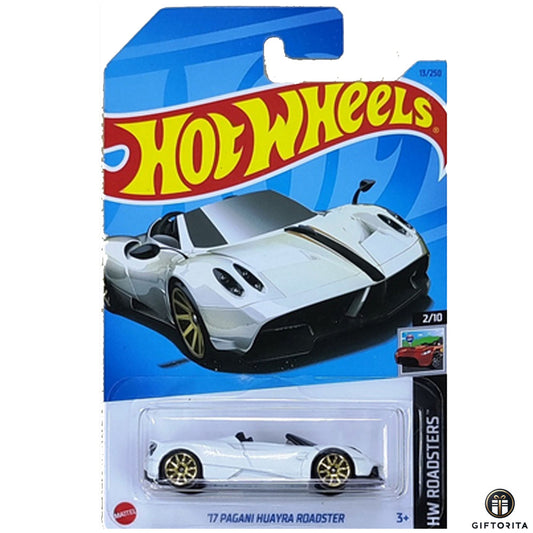 Hot Wheels Regular - 17 Pagani Huayra Roadster - 2/10 & 13/250 - White