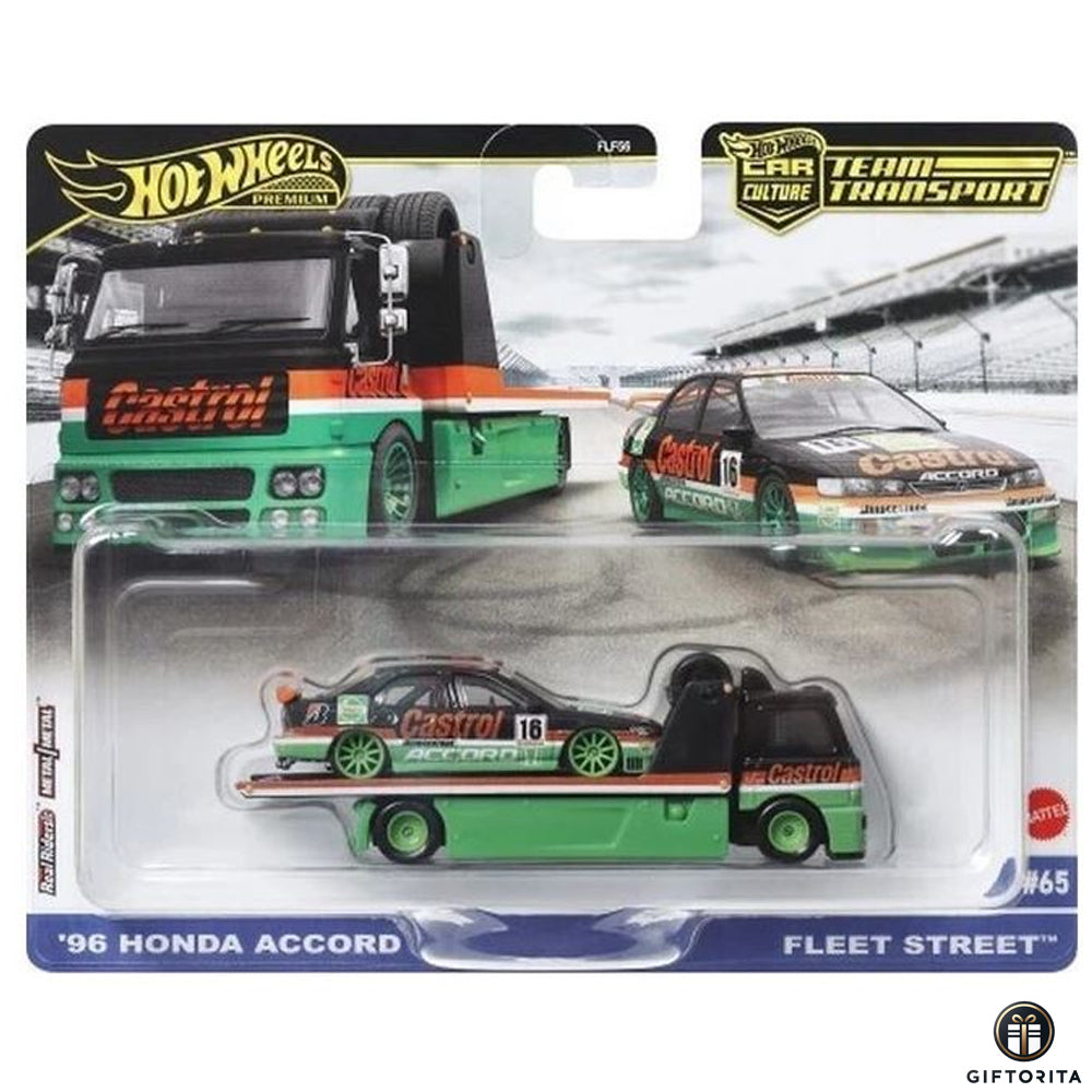 Hot Wheels Premium Team Transport (P00086) – Car Culture – 96 Honda Accord - Fleet Street # 65