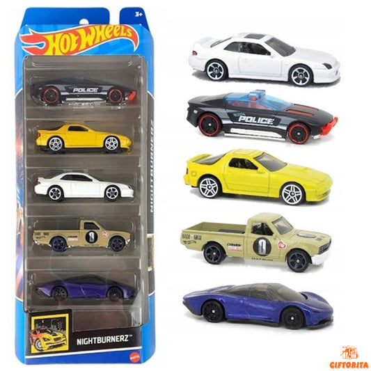 Hot Wheels Regular 5 Pack (P00704) – Nightburnerz