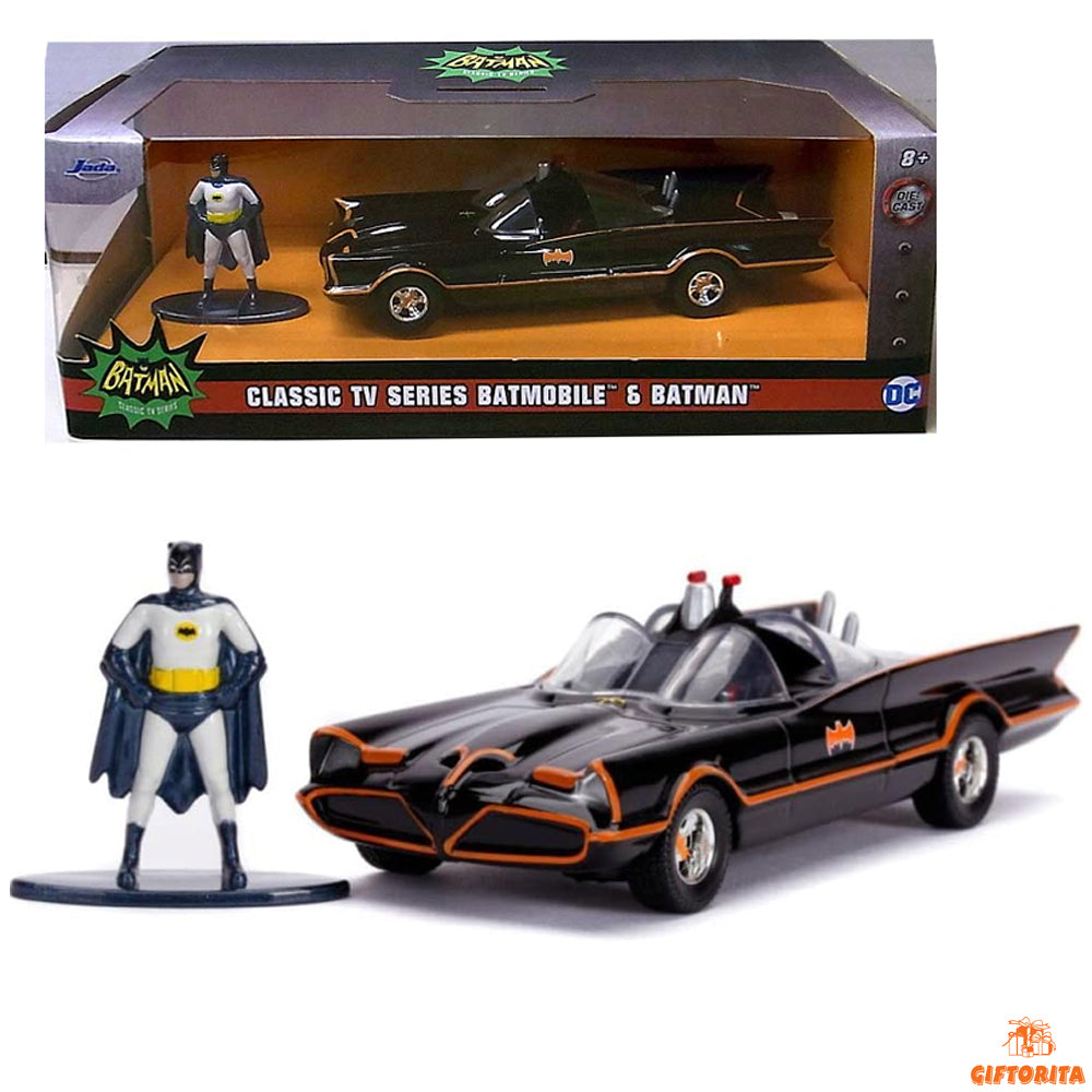 Die Cast 1:32 (P01615) – DC – Classic TV Series Batmobile & Batman