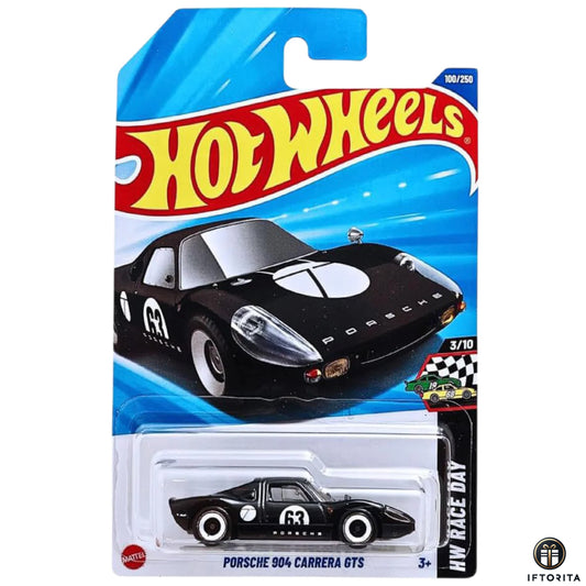 Hot Wheels Regular - Porsche 904 Carrera GTS - 3/10 & 100/250 - Black