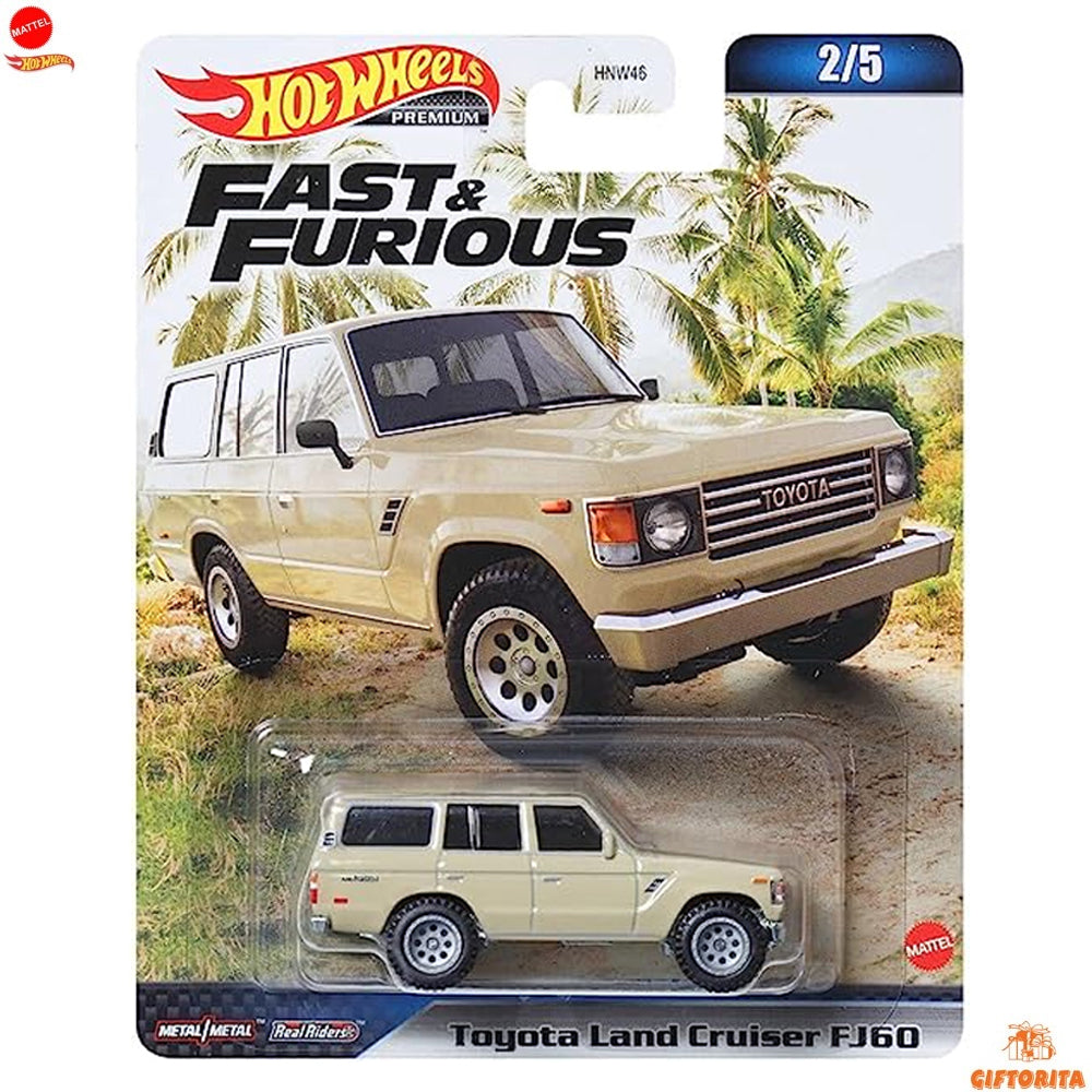 Hot Wheels Premium Single 2 – Fast & Furious – Toyota Land Cruiser FJ60 – 2/5 – Brown