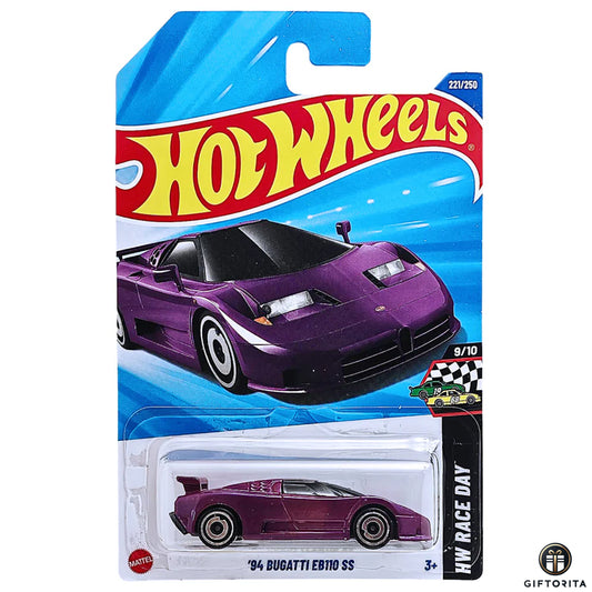Hot Wheels Regular - 94 Bugatti EB110 SS - 9/10 & 221/250 - Purple