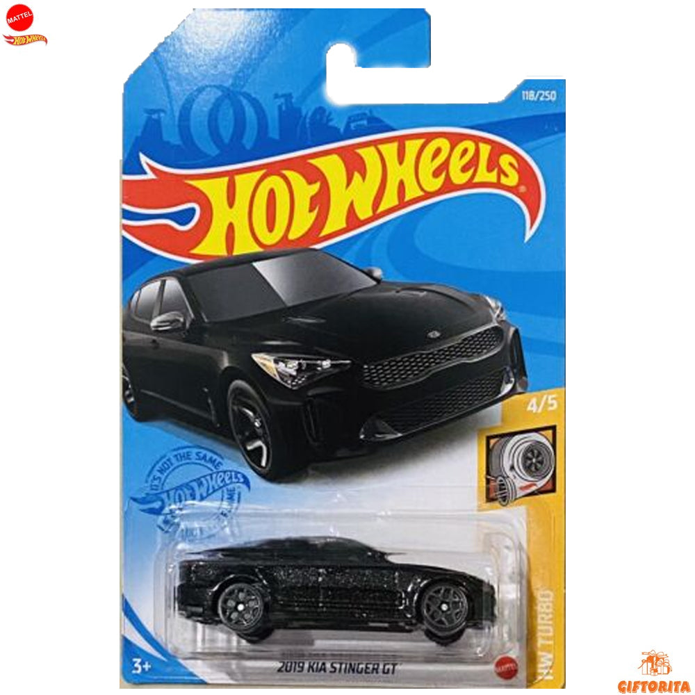 Hot Wheels Regular Kia - 2019 Kia Stinger GT - 4/5 &  118/250 - Black