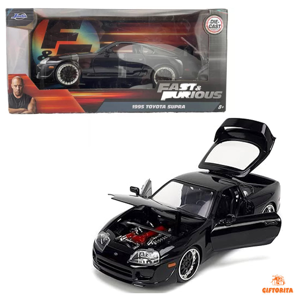 Die Cast 1:24 – Jada – Fast & Furious – 1995 Toyota Supra – Black (P01613)