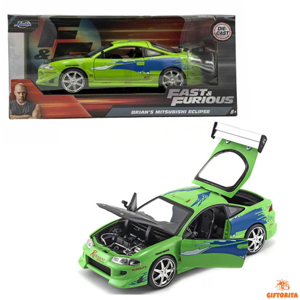 Die Cast 1:24 – Jada – Fast & Furious – Brian’S Mitsubishi Eclipse (P01612)