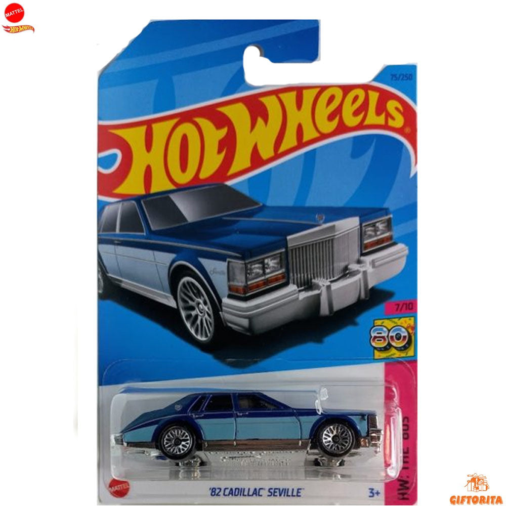 Hot Wheels Regular Cadillac – 82 Cadillac Seville – 7/10 & 75/250 – Blue