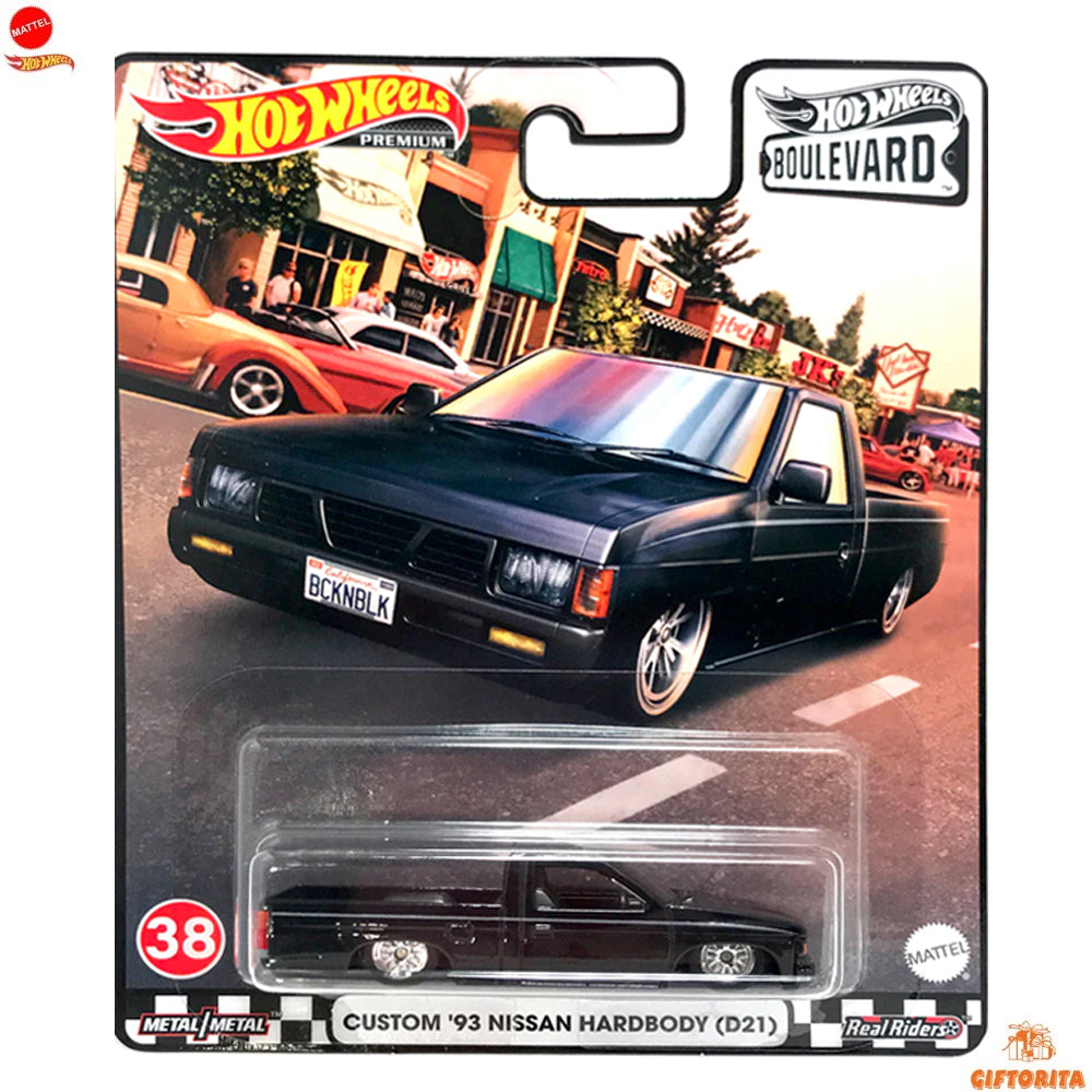 Hot Wheels Premium Single 3 – Boulevard 38 – Custom 93 Nissan HardBody (D21) – Black