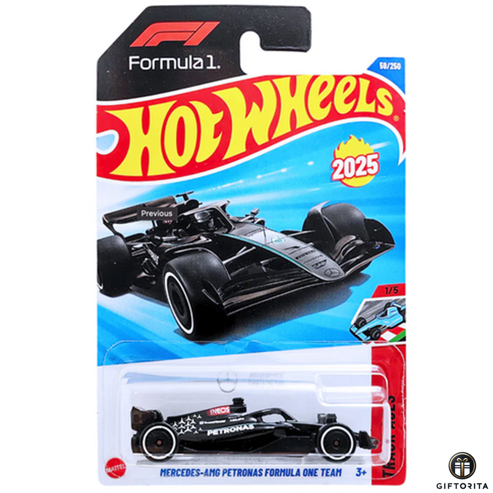 Hot Wheels Regular - Merceds-AMG Petronas Formula One Team - 1/5 & 59/250 - Black