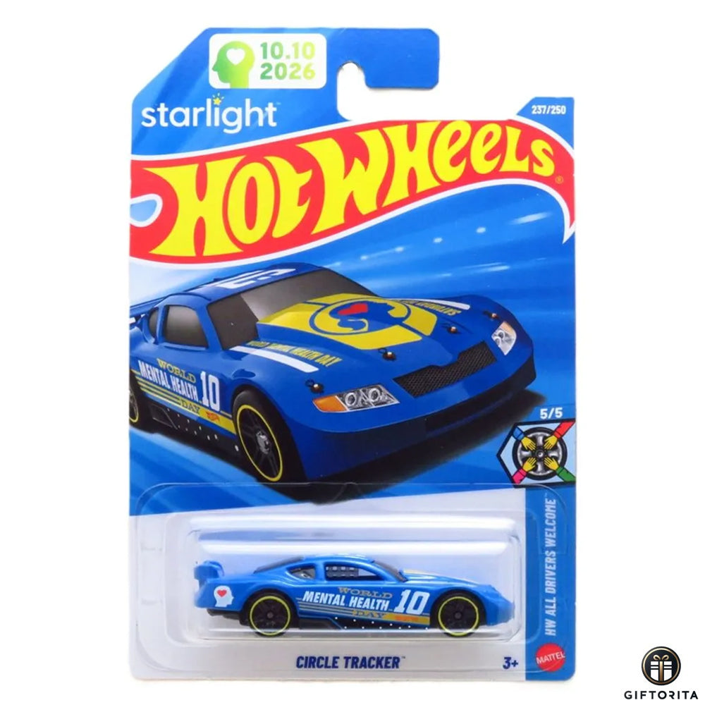 Hot Wheels Regular -Circle tracker -5/5 & 237/250 -Blue