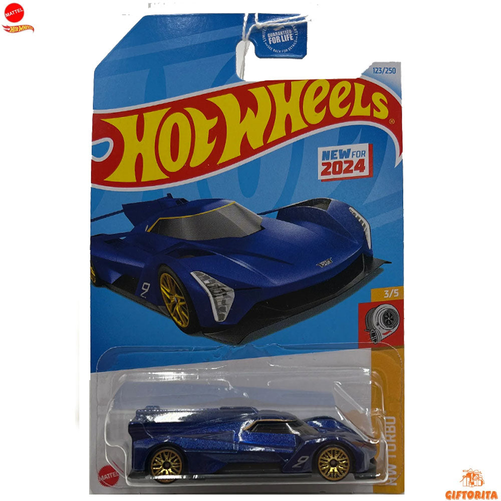 Hot Wheels Regular AVRG – Cadillac Project GTP Hypercar – 3/5 & 123/250 – Blue