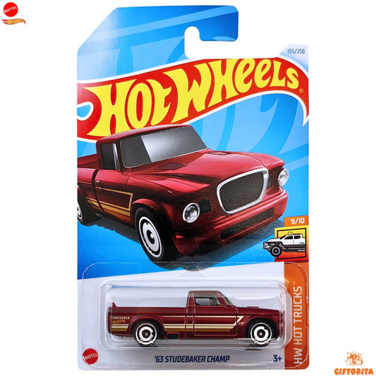 Hot Wheels Regular *AVRG – 63 Studebaker Champ – 9/10 & 155/250 – Maroon