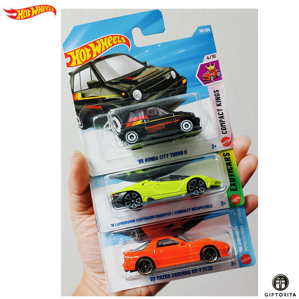 Hot Wheels Regular Short Card Set Of 3 Car # F