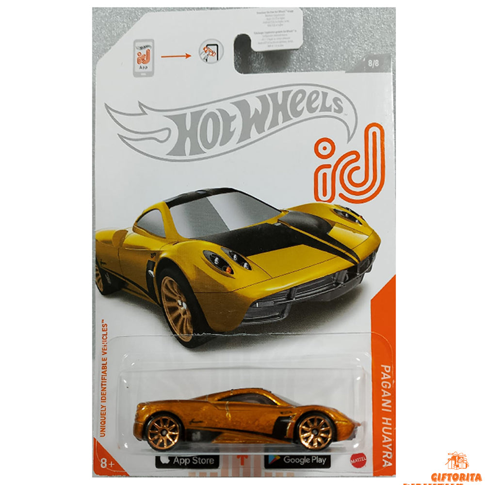 Hot Wheels ID CAR (P00347) – Pagani Huayra – Gold