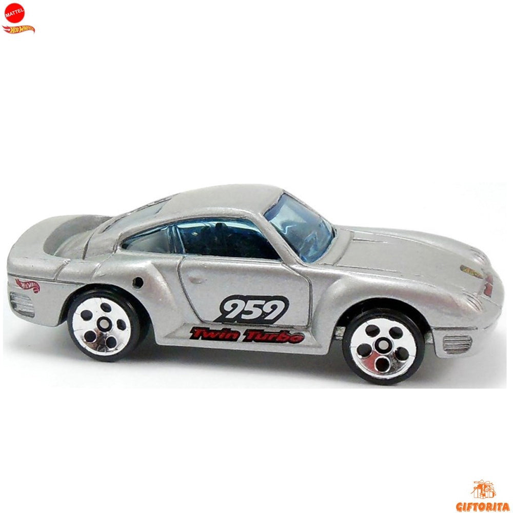 Hot Wheels Regular (LOOSE) P01211 – Porsche 959 – Collector #1030 – Silver (CARD AVAILABLE)