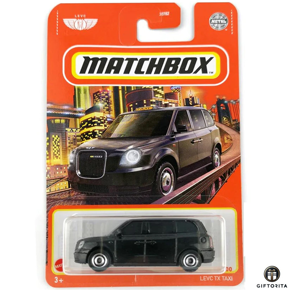 Matchbox Regular Card 1  (P00015) – LEVC TX TAXI – Black – 46/100