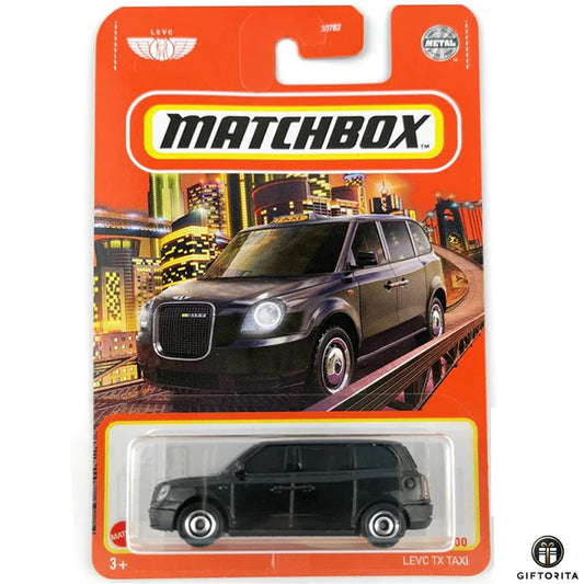 Matchbox Regular Card 1  (P00015) – LEVC TX TAXI – Black – 46/100