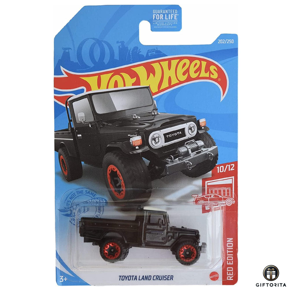 Hot Wheels Regular - Toyota Land Cruiser - 10/12 & 202/250 - Black