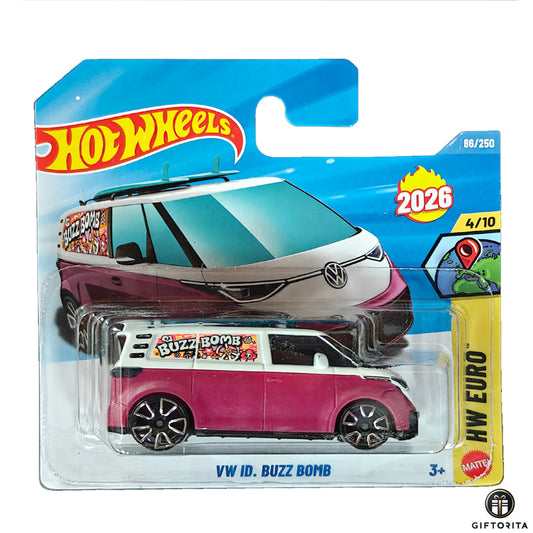 Hot Wheels Regular Short Card –VW ID.BUZZ BOMB 4/10&86/250