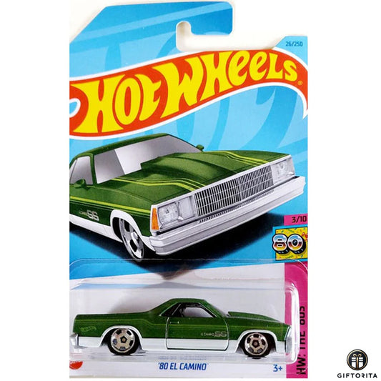 Hot Wheels Regular Camino – 80 EL Camino – 3/10 & 26/250 – Green