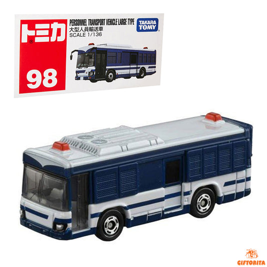 Die Cast 1:136 – Tomica Regular 98 – Personnel Transport Vehicle Large Type