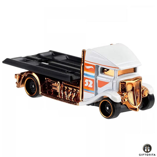 Hot Wheels Regular (LOOSE) P01211 - Fast-Bed Hauler - White