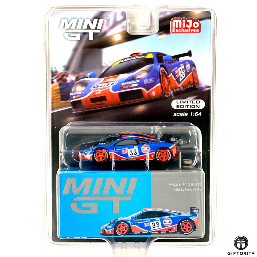 MINI GT 1:64 Die Cast # 723 (P00947) - McLaren F1 GTR #33 1996 Le Mans 24 Hrs