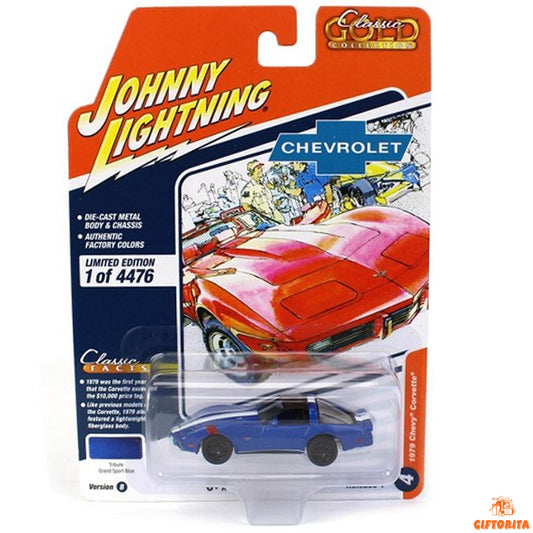 Johnny Lightning 1:64 Die Cast  – 1979 Chevy Corvette – Limited Edition 1 of 4476