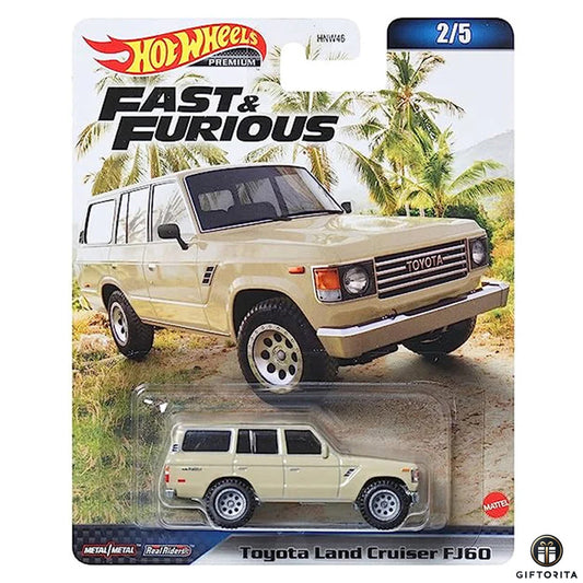 Hot Wheels Premium Single 2 – Fast & Furious – Toyota Land Cruiser FJ60 – 2/5 – Brown