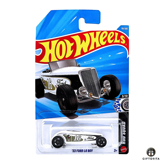 Hot Wheels Regular -33 Ford Lo Boy - 3/10 & 119/250 - White