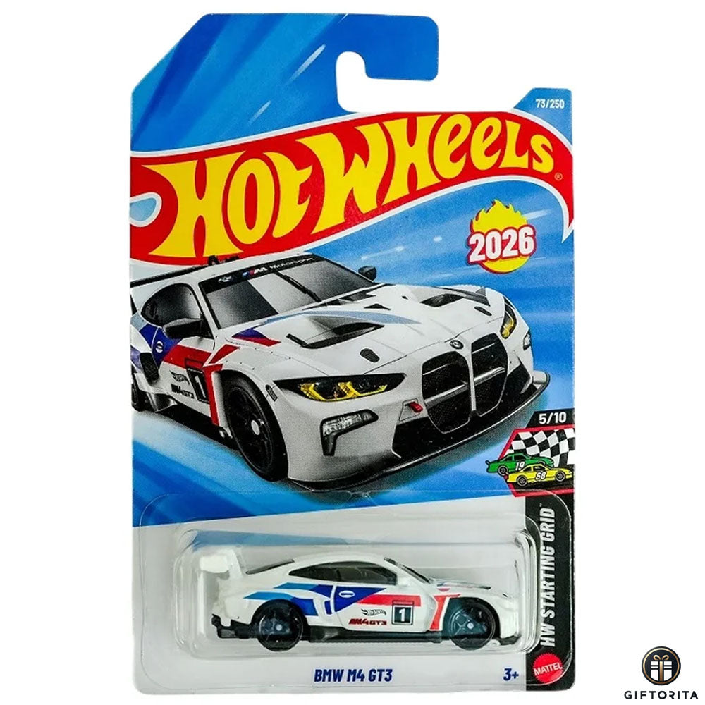 Hot Wheels Regular - BMW M4 GT3 - 5/10 & 73/250 - White