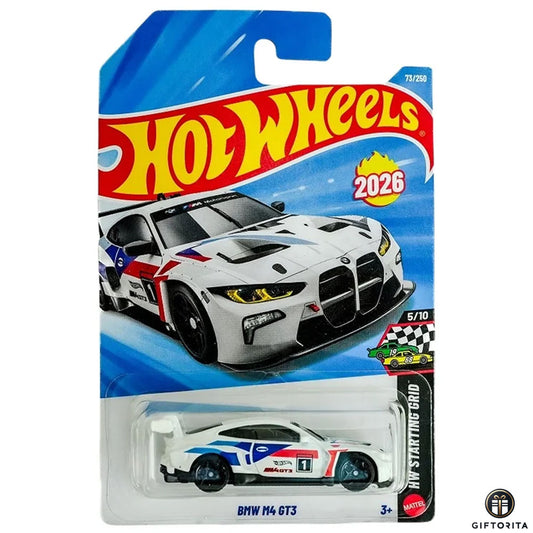 Hot Wheels Regular - BMW M4 GT3 - 5/10 & 73/250 - White