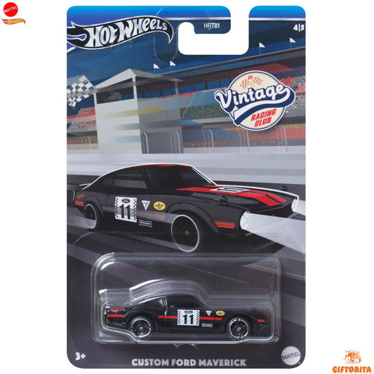 Hot Wheels Regular Ford - Vantage Racing Club - Custom Ford Maverick - 4/5 - Black