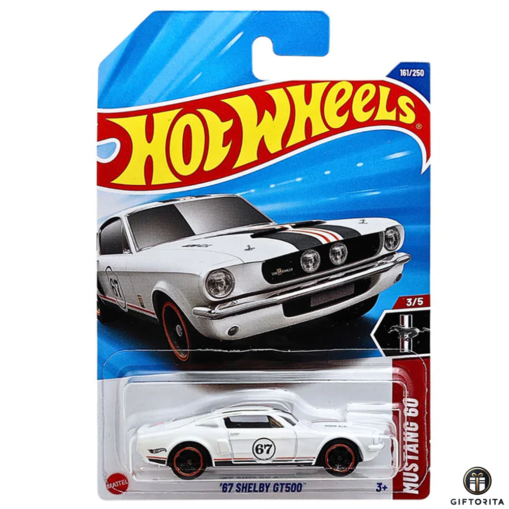 Hot Wheels Regular - 67 Shelby GT500 - 3/5 & 161/250 - White
