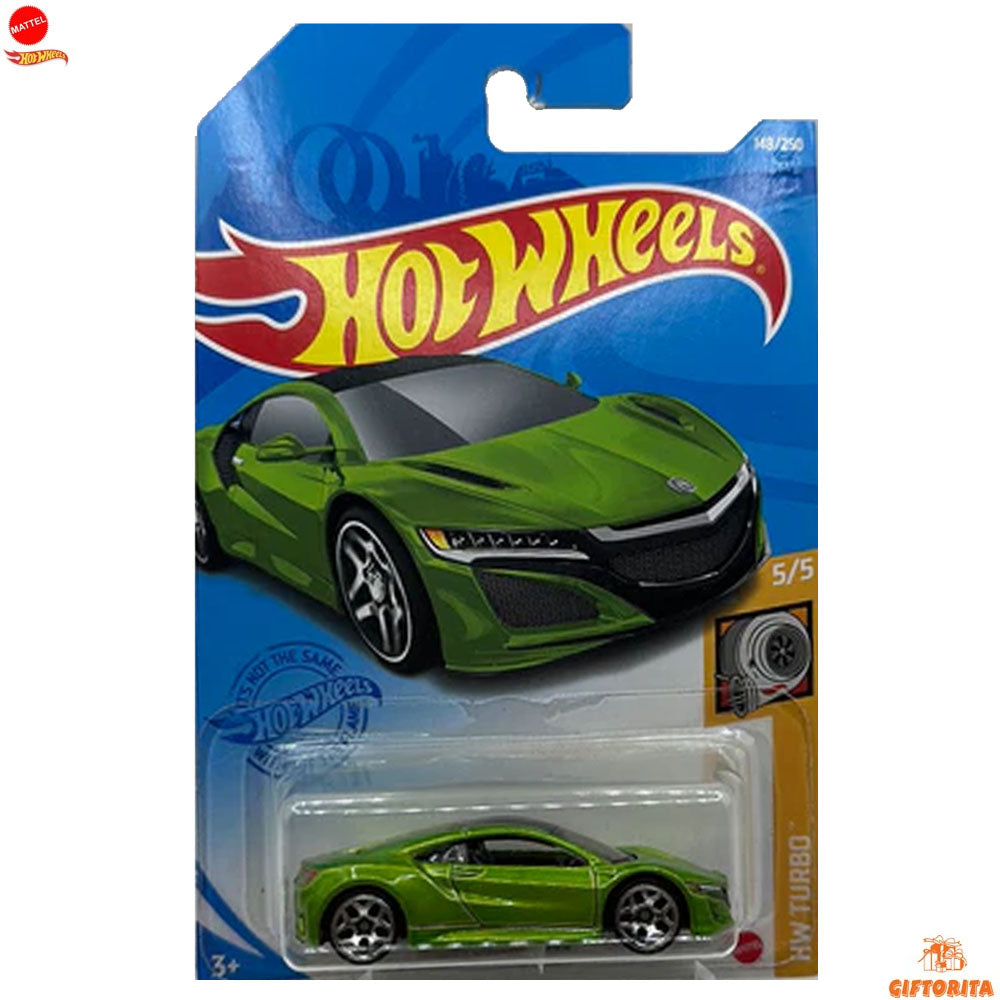 Hot Wheels Regular – 17 Acura NSX - 5/5 & 148/250 - Green