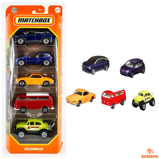 Matchbox 5 Pack (P00019) -Volkswagen