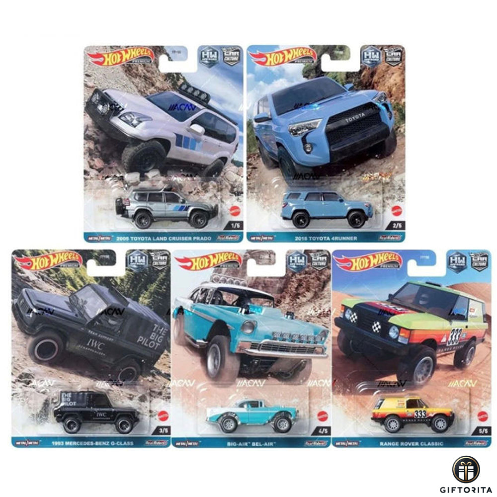 Hot Wheels Premium (P01161) - Car Cultures 2023 F Case Off Road Assortment