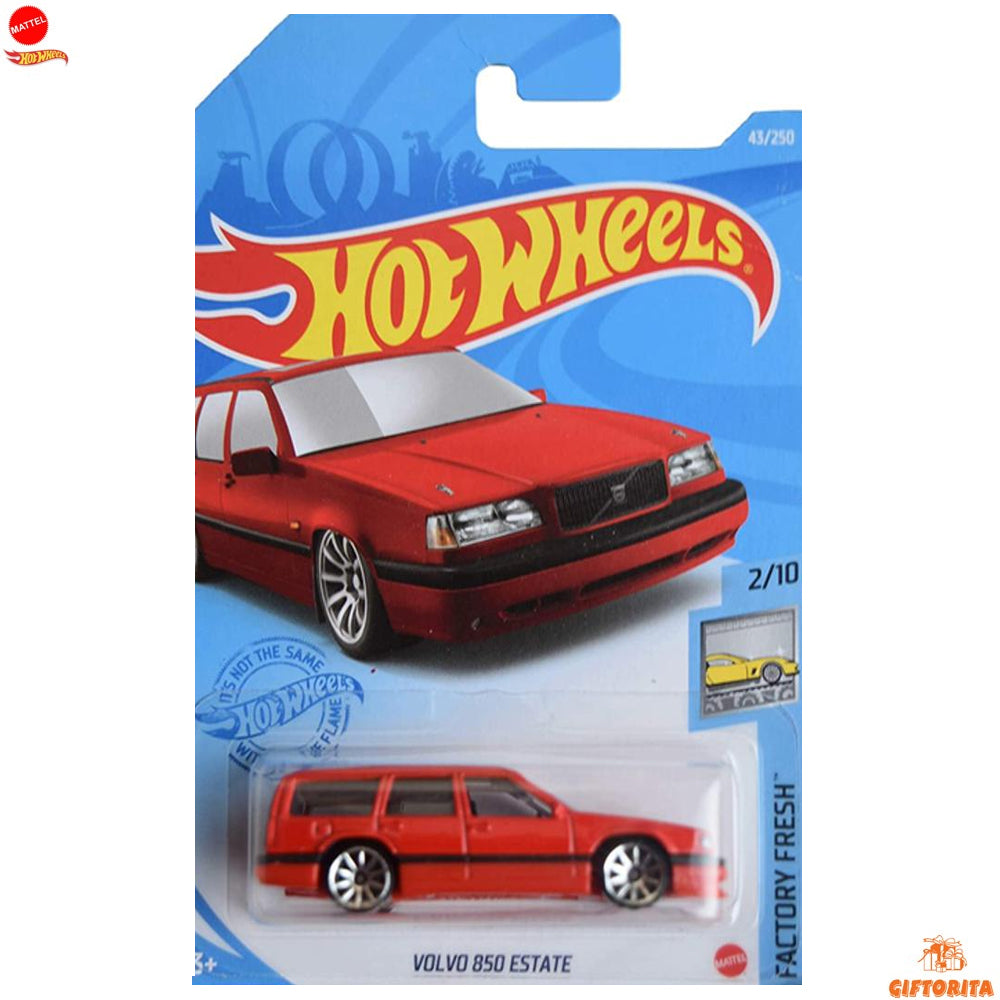 Hot Wheels Regular Volvo - Volvo 850 Estate - 2/10 & 43/250 - Red