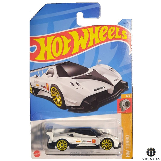 Hot Wheels Regular Pagani - Pagani Zonda R - 1/5 & 72/250 - White