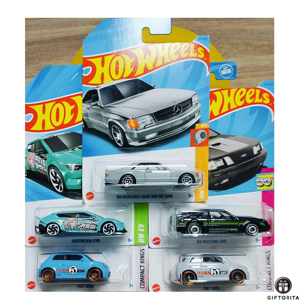 Hot Wheels Regular Set OF 5 Cars # 7